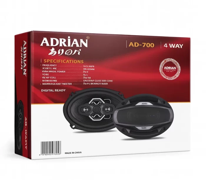 سماعة بيضاوية بقوة 700 وات من ادريان ADRIAN AD-700 – 4 Way