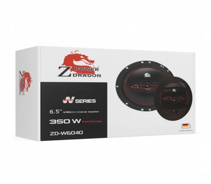 سماعة مدورة بقوة 350 وات موديل ZD-W6040 من زد باور دراجون