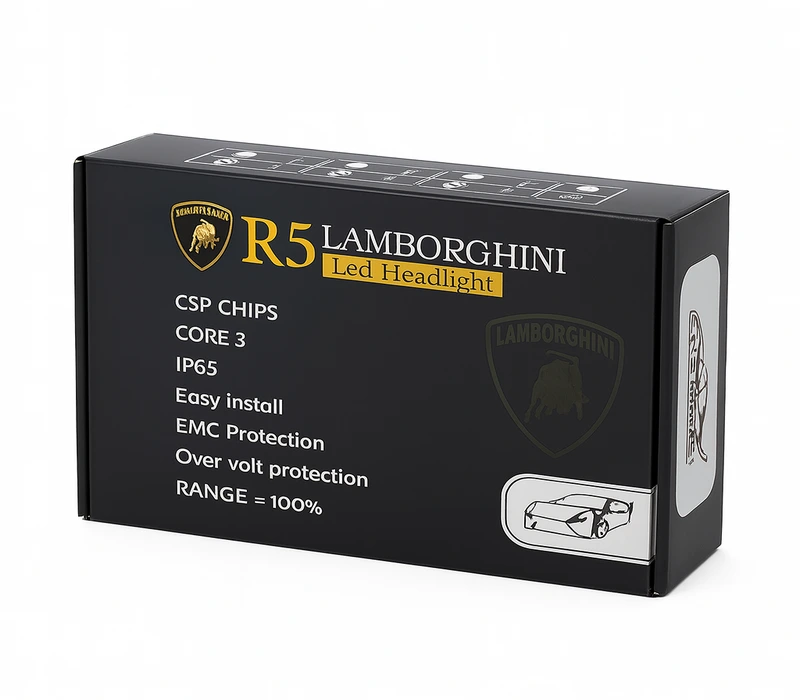 طقم ليد عالي وواطي من Lamborghini