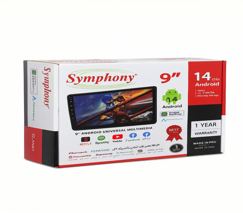 شاشة 9 بوصة بقوة 2 رام / 32 جيجا ذاكرة من Symphony