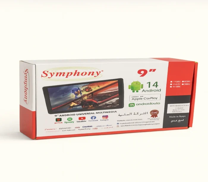 شاشة 9 بوصة بقوة 2 رام / 32 جيجا ذاكرة من Symphony