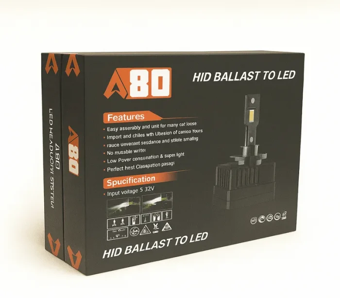 طقم ليد مقاس D3S من A80